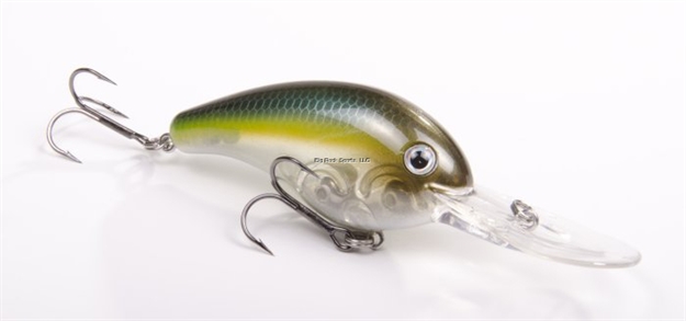 Picture of Strike King Pro Model 5Xd Extra Deep Dive Rattle Crankbait, 4", 5/8 Oz, Chartreuse Belly Craw, Floating,1Pk