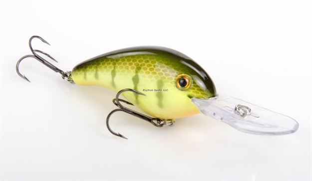 Picture of Strike King Pro Model 5Xd Extra Deep Dive Rattle Crankbait, 4", 5/8 Oz, Chartreuse Perch, Floating,1Pk