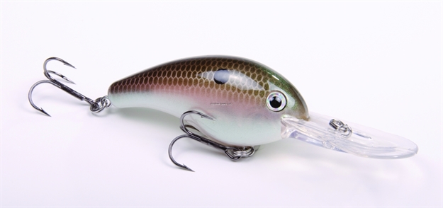 Picture of Strike King Pro Model 5Xd Extra Deep Dive Rattle Crankbait, 4", 5/8 Oz, Green Gizzard Shad, Floating,1Pk