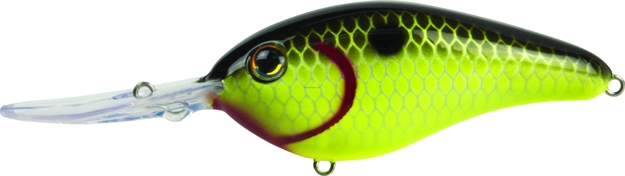 Picture of Strike King Pro Model 6Xd Extra Deep Dive Rattle Crankbait, 4-1/2", 1 Oz, Black Back Chartreuse, Floating,1Pk Hc6xd-535Hd