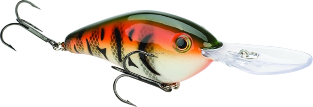 Picture of Strike King Pro Model 6Xd Extra Deep Dive Rattle Crankbait, 4-1/2", 1 Oz, DB Craw, Floating,1Pk