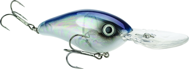 Picture of Strike King Pro Model 6Xd Extra Deep Dive Rattle Crankbait, 4-1/2", 1 Oz, Pro Blue, Floating,1Pk