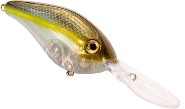 Picture of Strike King Pro Model 6Xd Extra Deep Dive Rattle Crankbait, 4-1/2", 1 Oz, Sexy Ghost Minnow, Floating,1Pk