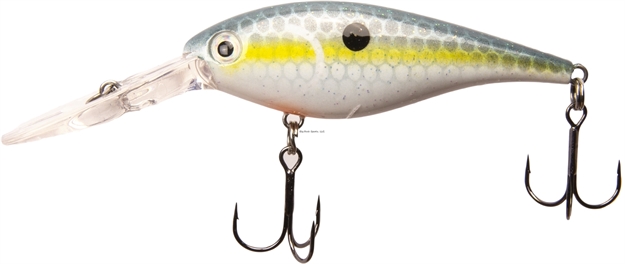 Picture of Strike King Pro Model HD Lucky Shad Medium Dive Rattle Crankbait, 3", 1/2 Oz, Sexy Shad, Floating,1Pk