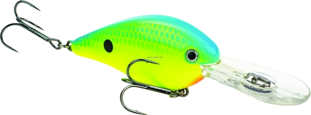 Picture of Strike King Pro Model Kvd 1.5 Flatside Medium Dive Crankbait, 3", 9/16 Oz, Powder Blueback Chartreuse, Floating,1Pk