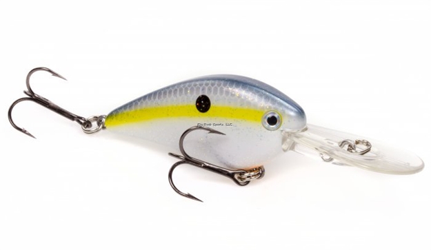 Picture of Strike King Pro Model Kvd 1.5 Flatside Medium Dive Crankbait, 3", 9/16 Oz, Sexy Shad, Floating,1Pk