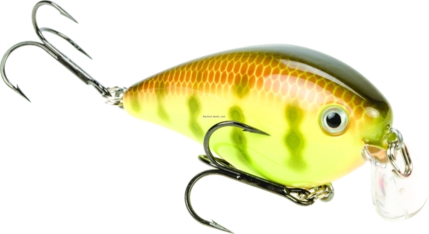 Picture of Strike King Pro Model Kvd 1.5 Shallow Runner Silent Crankbait, 1 1/4", 7/16 Oz, Chartreuse Perch, Floating,1Pk