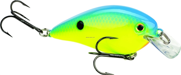 Picture of Strike King Pro Model Kvd 1.5 Square Bill Silent Crankbait, 3", 7/16 Oz, Powder Blueback Chartreuse, Floating,1Pk