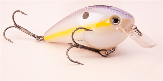 Picture of Strike King Pro Model Kvd 2.5 Square Bill Silent Crankbait, 3 1/4", 5/8 Oz, Chartreuse Shad, Floating,1Pk