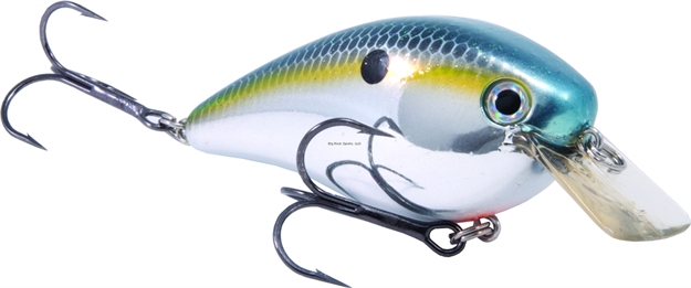 Picture of Strike King Pro Model Kvd 2.5 Square Bill Silent Crankbait, 3 1/4", 5/8 Oz, Chrome Sexy Shad, Floating,1Pk