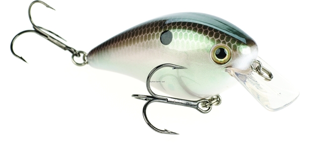 Picture of Strike King Pro Model Kvd 2.5 Square Bill Silent Crankbait, 3 1/4", 5/8 Oz, Green Gizzard Shad, Floating,1Pk