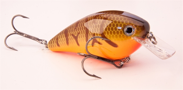 Picture of Strike King Pro Model Kvd 2.5 Square Bill Silent Crankbait, 3 1/4", 5/8 Oz, Orange Belly Craw, Floating,1Pk