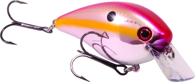 Picture of Strike King Pro Model Kvd 2.5 Square Bill Silent Crankbait, 3 1/4", 5/8 Oz, Red Sexy Shad, Floating,1Pk
