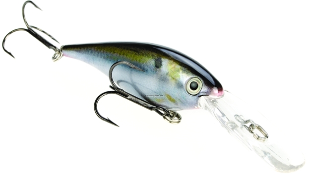 Picture of Strike King Pro Model Lucky Shad Medium Dive Rattle Crankbait, 3", 1/2 Oz, Natural Shad, Floating,1Pk