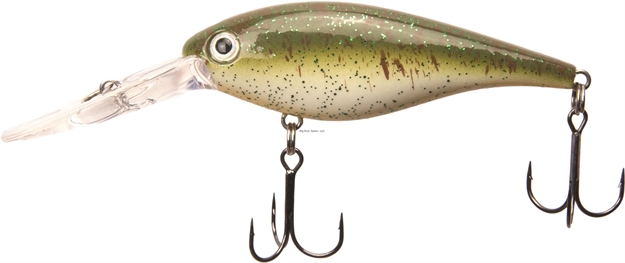 Picture of Strike King Pro Model Lucky Shad Medium Dive Rattle Crankbait, 3", 1/2 Oz, Root Beer, Floating,1Pk