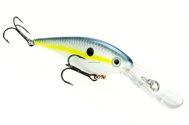 Picture of Strike King Pro Model Lucky Shad Medium Dive Rattle Crankbait, 3", 1/2 Oz, Sexy Shad, Floating,1Pk