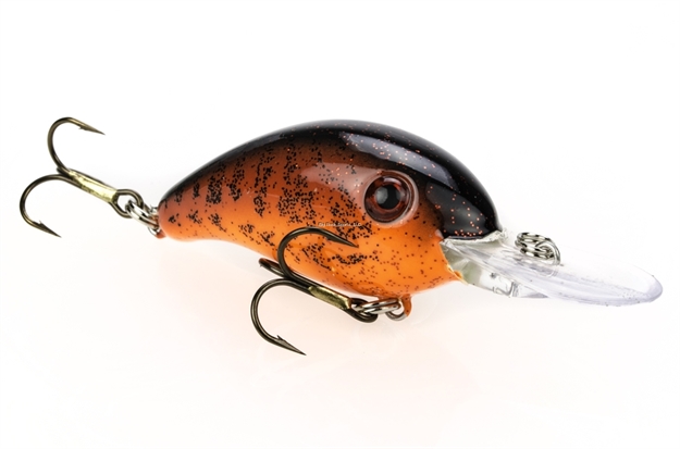 Picture of Strike King Pro Model Series 3 Medium Dive Rattle Crankbait, 3 1/4", 3/8 Oz, Chili Craw, Floating,1Pk