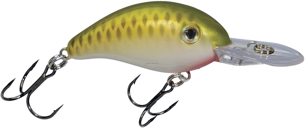 Picture of Strike King Pro Model Series 3 Medium Dive Rattle Crankbait, 3 1/4", 3/8 Oz, Tennessee Shad, Floating,1Pk