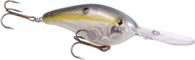 Picture of Strike King Pro Model Silent 6Xd Extra Deep Dive Crankbait, 4-1/2", 1 Oz, Clear Ghost Sexy Shad, Floating,1Pk