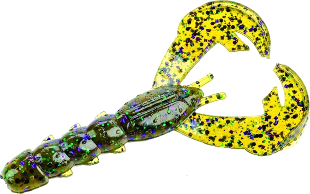 Picture of Strike King Rage Tail Baby Craw, 3", Candy Craw, 9Pk