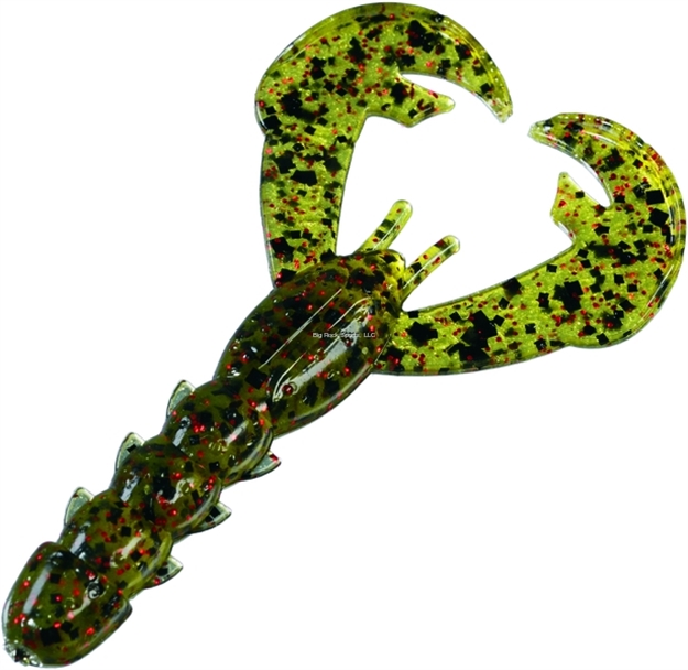 Picture of Strike King Rage Tail Baby Craw, 3", Watermelon Red Flake, 9Pk