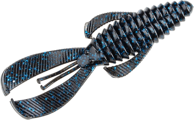 Picture of Strike King Rage Tail Magnum Rage Bug 4.5", Black Blue Flake 6Pk