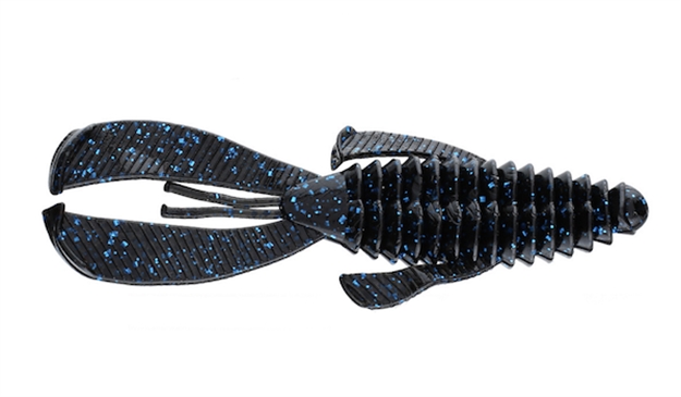 Picture of Strike King Rage Tail Rage Bug, 4", Black Blue Flake, 7Pk