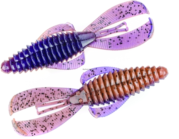 Picture of Strike King Rage Tail Rage Bug, 4", Peanut Butter & Jelly, 7Pk