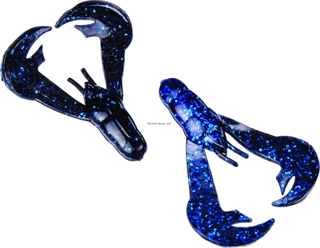 Picture of Strike King Rage Tail Rage Chunk, 3", Blue Bug, 7Pk