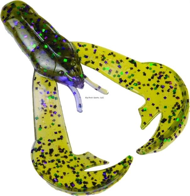 Picture of Strike King Rage Tail Rage Chunk, 3", Hard Candy, 7Pk