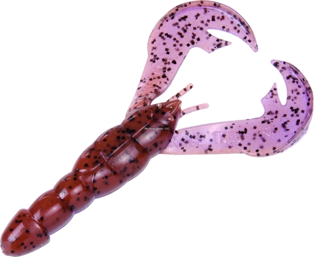 Picture of Strike King Rage Tail Rage Craw, 4", Peanut Butter & Jelly, 7Pk