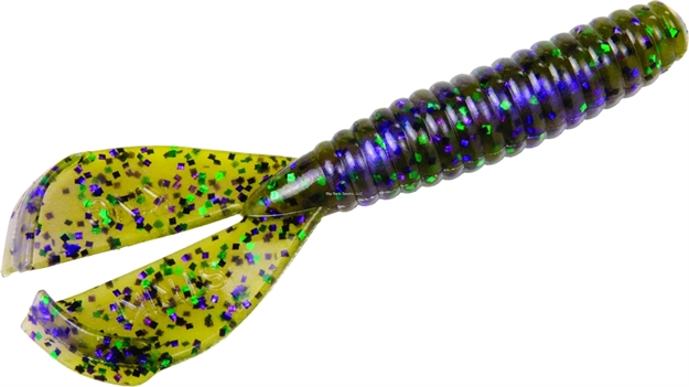 Picture of Strike King Rage Tail Rage Menace Grub, 4", Hard Candy, 8Pk