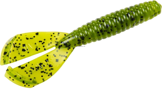 Picture of Strike King Rage Tail Rage Menace Grub, 4", Watermelon Seed, 8Pk