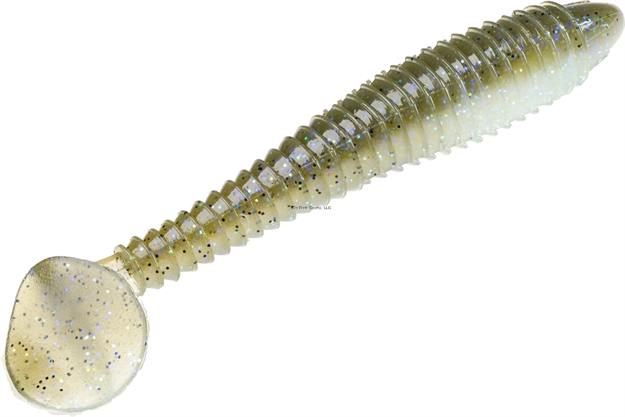 Picture of Strike King Rage Tail Rage Swimmer 3 3/4", Electric Shad 7Pk