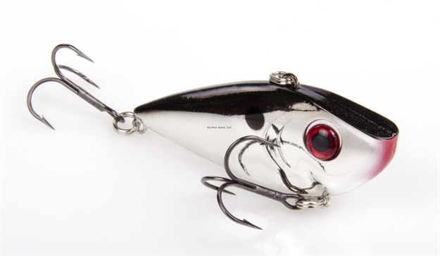 Picture of Strike King Red Eyed Shad Lipless Crankbait, 2", 1/4 Oz, Chrome & Black, Floating,1Pk