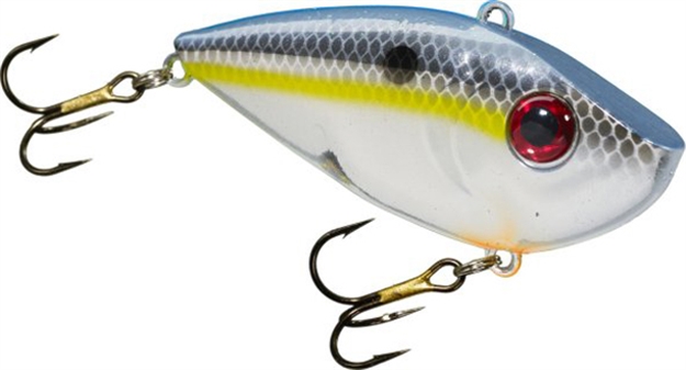 Picture of Strike King Red Eyed Shad Lipless Crankbait, 2", 1/4 Oz, Chrome Sexy Shad, Floating,1Pk