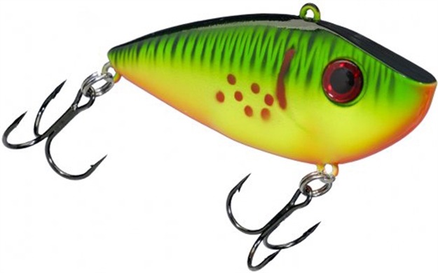 Picture of Strike King Red Eyed Shad Lipless Crankbait, 3 1/4", 1/2 Oz, Bleeding Firetiger, Floating,1Pk