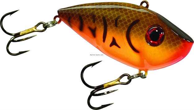 Picture of Strike King Red Eyed Shad Lipless Crankbait, 3 1/4", 1/2 Oz, Orange Belly Craw, Floating,1Pk