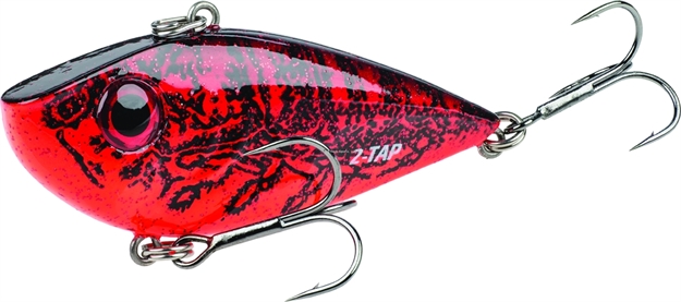 Picture of Strike King Red Eyed Shad Tungsten 2-Tap Lipless Crankbait, 2 3/8", 1/2 Oz, Chili Craw, Sinking,1Pk