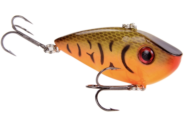 Picture of Strike King Red Eyed Shad Tungsten 2-Tap Lipless Crankbait, 2 3/8", 1/2 Oz, Orange Belly Craw, Sinking,1Pk