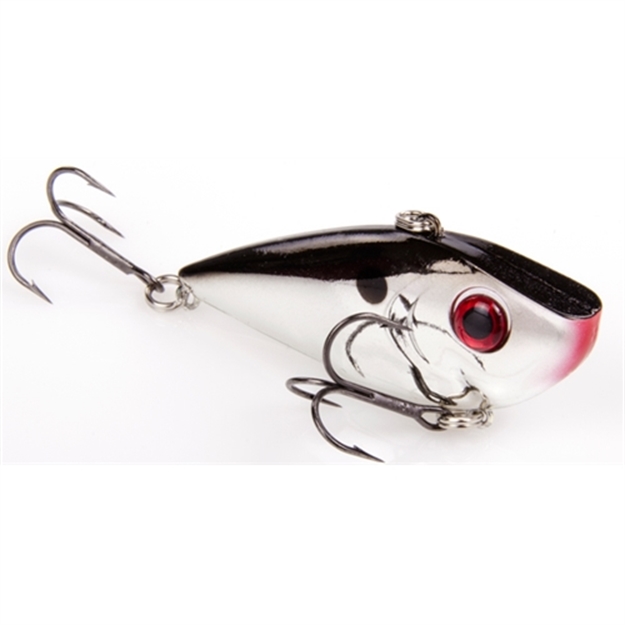 Picture of Strike King Red Eyed Shad Lipless Crankbait, 3 1/4", 1/2 Oz, Chrome & Black, Floating,1Pk