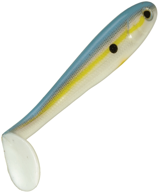 Picture of Strike King Shadalicious Soft Swimbait, 3 1/2", Sexy Shad, 6Pk
