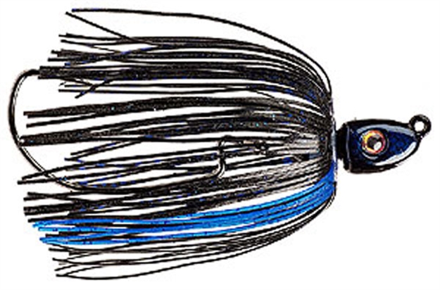 Picture of Strike King Tour Grade Swinging Swim Jig, 3/8 Oz, Black Blue, Floating,1Pk