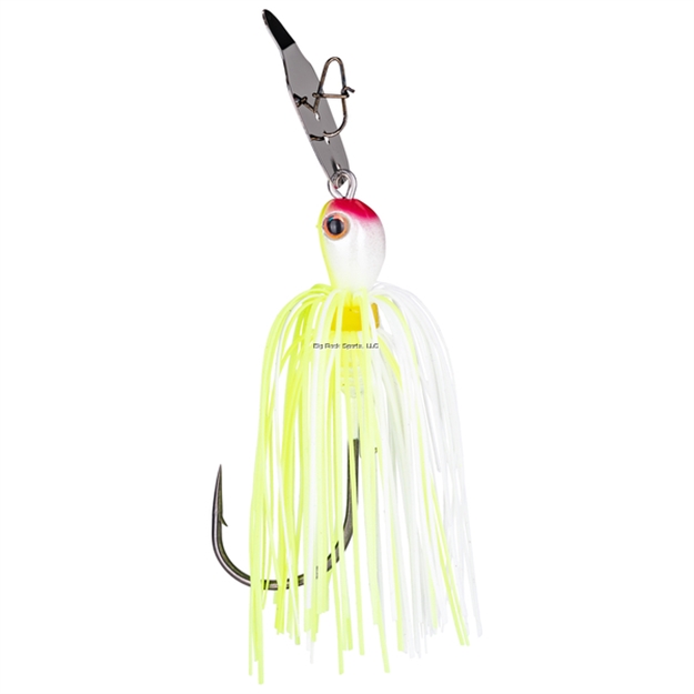 Picture of Strike King Thunder Cricket Vibrating Swim Jig, 3/4 Oz, Chartreuse/White