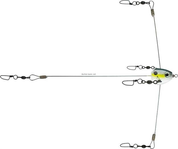 Picture of Strike King Tour Grade Titanium Umbrella Rig, 8" Sexy Shad,1Pk