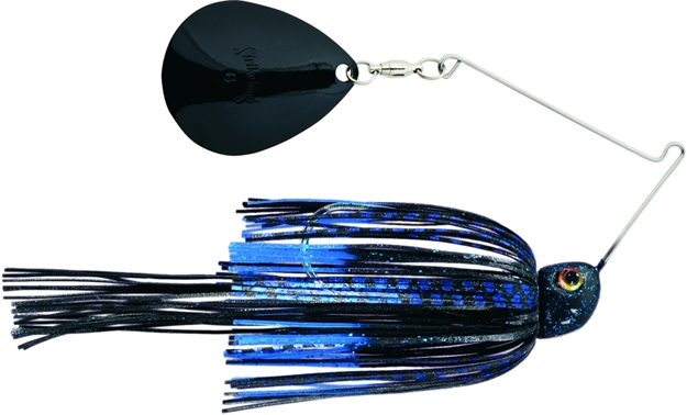 Picture of Strike King Tour Grade Night Spinnerbait, 1/2 Oz, Black & Blue,1Pk