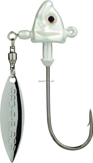 Picture of Strike King Tour Grade Spin Jig Head, 1/2 Oz, Pearl,1Pk