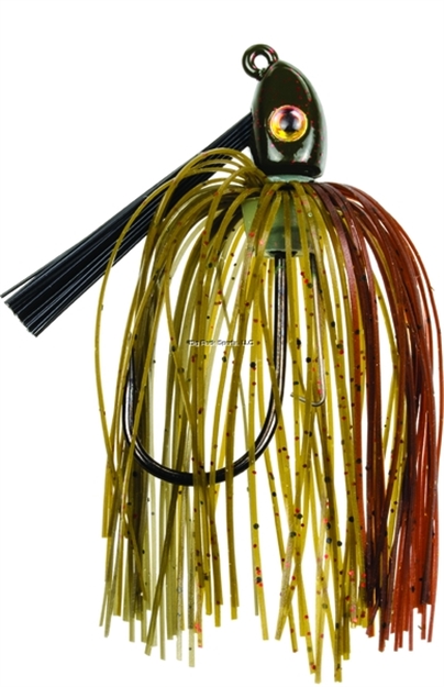 Picture of Strike King Tour Grade Swimming Jig, 1/4 Oz, Green Pumpkin,1Pk