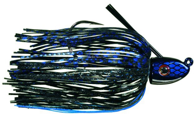 Picture of Strike King Tour Grade Swimming Jig, 3/8 Oz, Black Blue Flake,1Pk