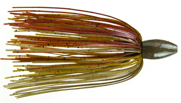 Picture of Strike King Tour Grade Tungsten Slither Rig, 1 Oz, Green Pumpkin,1Pk